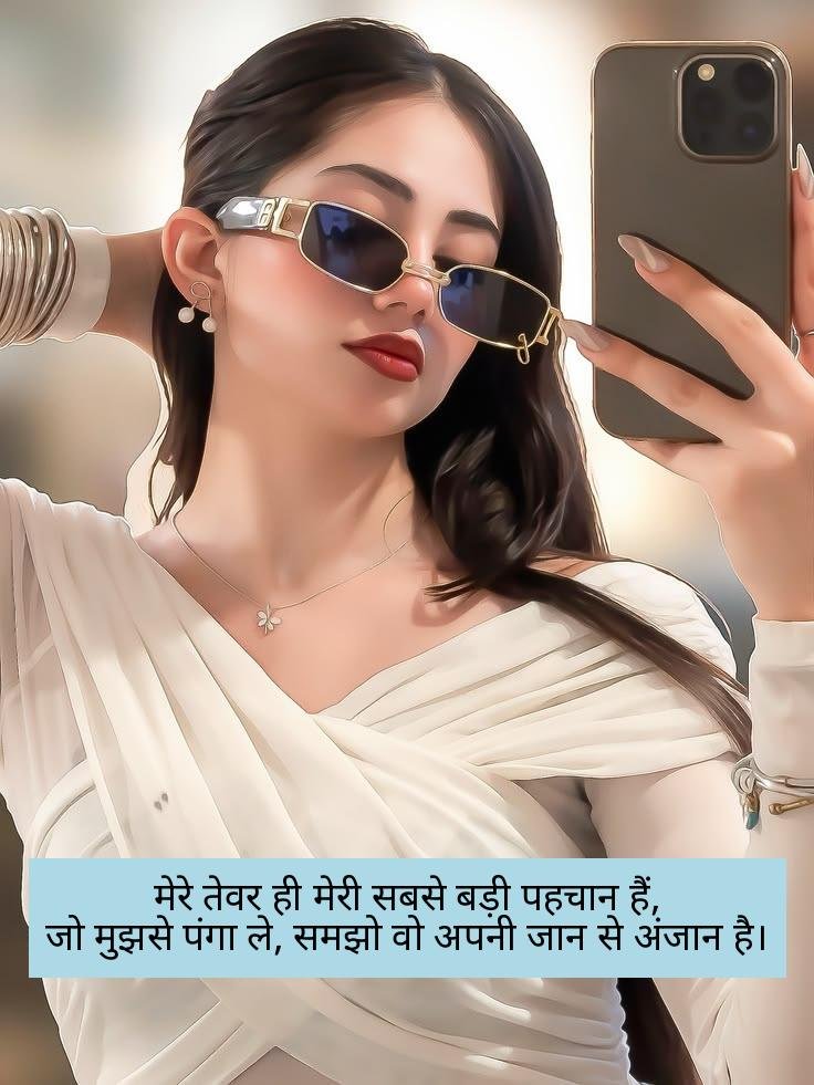 female gussa attitude shayari 10