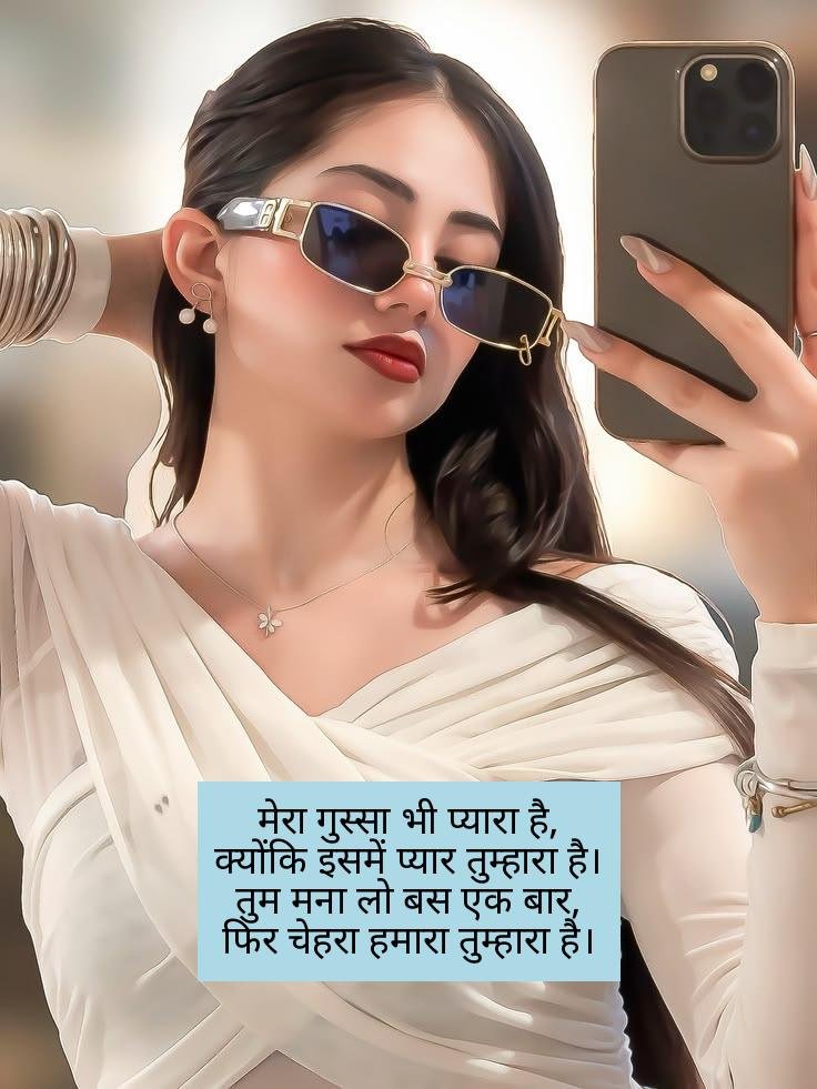 female gussa attitude shayari 13