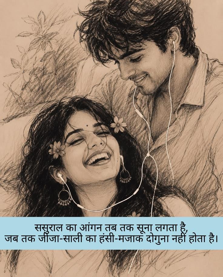 sali ke liye shayari 1 Jija Sali Shayari