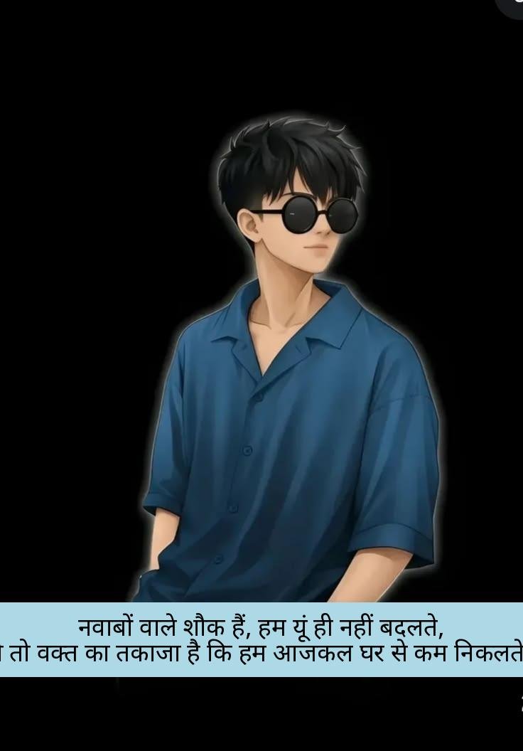 sudhri hai to bas meri aadate attitude shayari 13